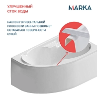 Ванны Ванна DIANA 160x100 R Комплект Премиум