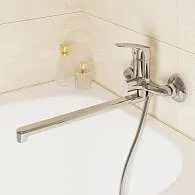 Смеситель для ванны MILARDO Simp длинный излив SIMSB02M10