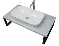 Столешница ГРАНЖ ЛОФТ/GRUNGE LOFT 90 бетон светлый