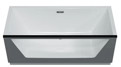 Ванна NEO 1700х750 GLASSх1 серый