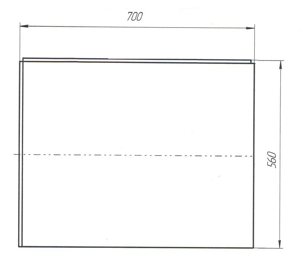 Панель ФЛЭТ/FLAT 700 L бок