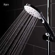 Душевой гарнитур с верхней лейкой IDDIS Ray кнопка белый/хром RAYSW3Fi76