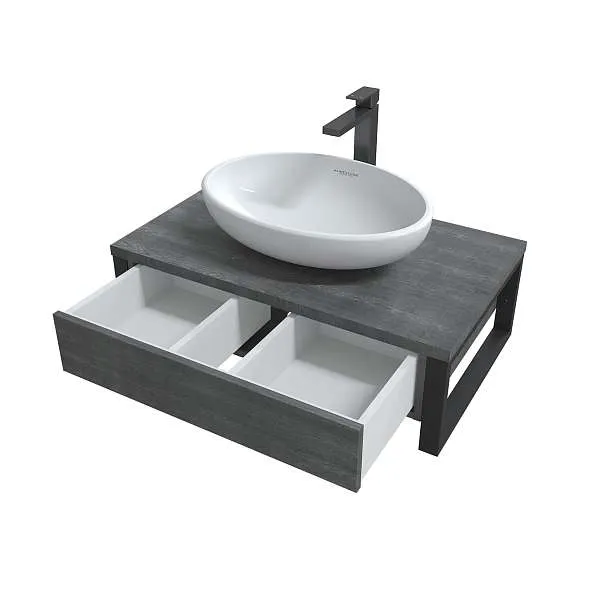 Тумба GRUNGE LOFT 80П 1в.я Секвойя