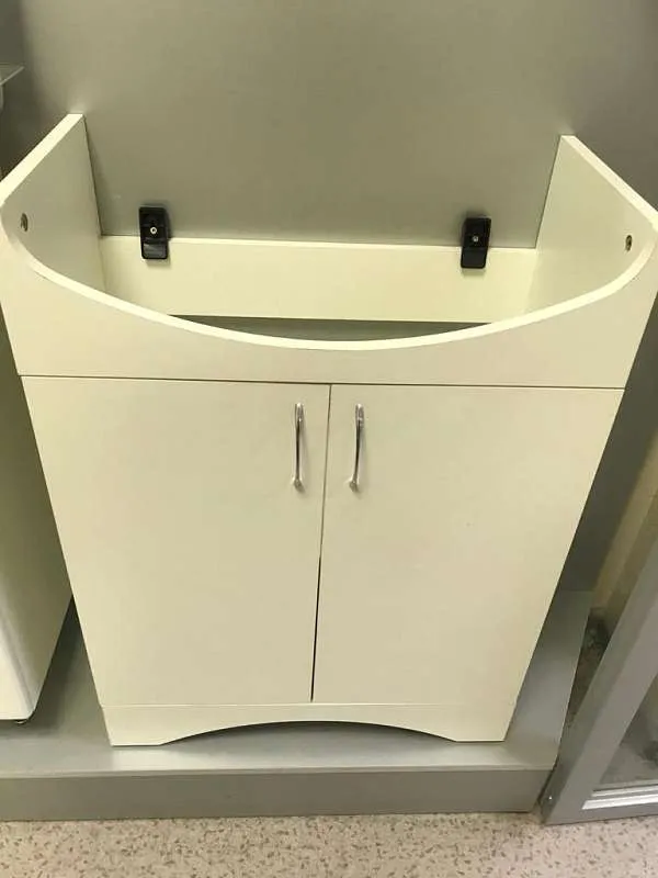 Тумба Уют 50Н 2д. белая