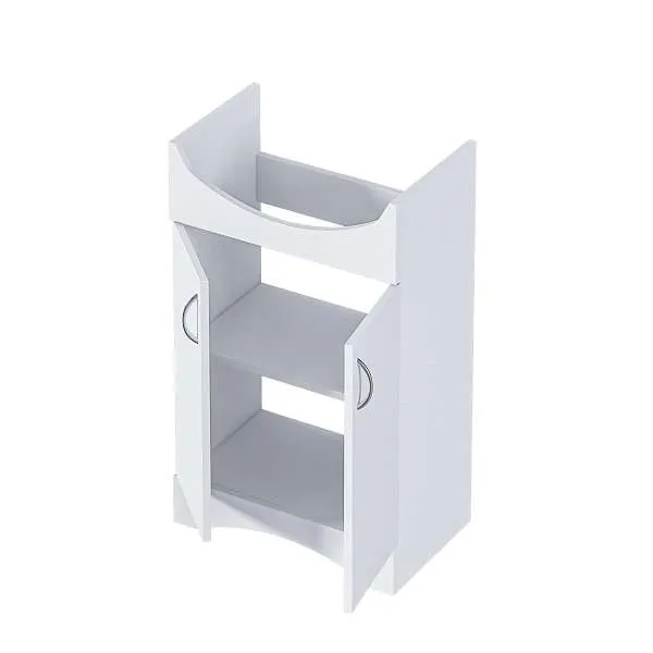 Тумба Уют 50Н 2д. белая