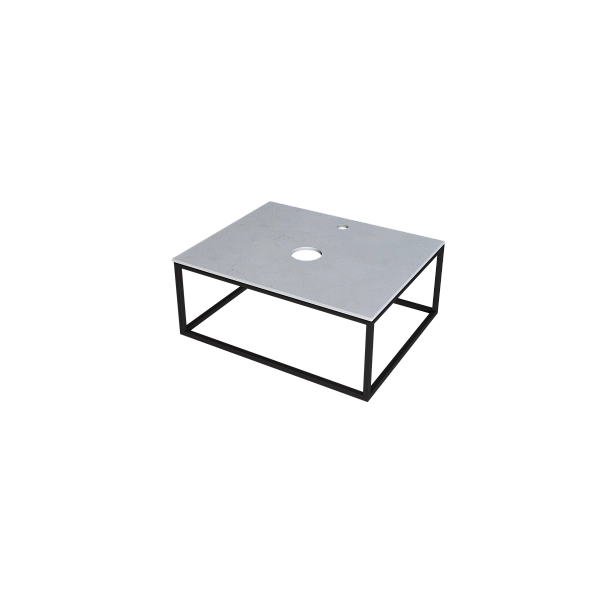 Столешница из керамогранита ЛОФТ/LOFT 80, светло-серый МА01 Nat