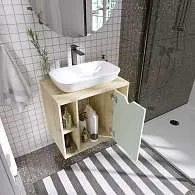 Тумба ДЕЛЬТА/Delta 70П 1Д Мята софт