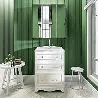 Тумба с раковиной Avanti 60Н 3в.я. Белый глянец