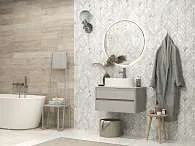 Тумба со столешницей МОНРО/Monro 80П (800х420х450) 2я серый стекло