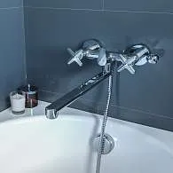 Смеситель для ванны IDDIS Acros с длинным изливом ACRSBL2i10WA