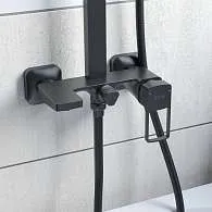 Душевая система IDDIS Bild с изливом черный BILBL1Fi06