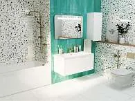 Тумба под раковину Этюд 100П 1в.я. Белый глянец