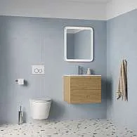 Унитаз подвесной IDDIS безободковый Blanco смыв торнадо BLQRDSEI25