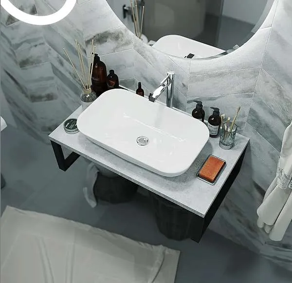 Столешница ГРАНЖ ЛОФТ/GRUNGE LOFT 70 бетон светлый