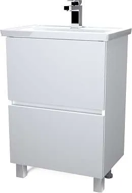 Тумба АРИС 1/Aris 70Н 2я. белый глянец