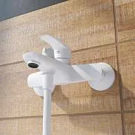 Смеситель для ванны IDDIS Ray белый RAYWT02i02