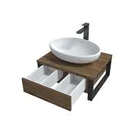 Тумба ГРАНЖ ЛОФТ/GRUNGE LOFT 60П 1в.я орех