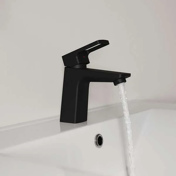 Смеситель для раковины Iddis Bild черный матовый BILBL00i01