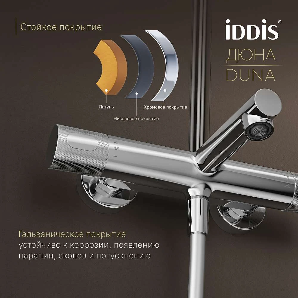 Душевая система IDDIS Duna термостат DUNSBSTi06