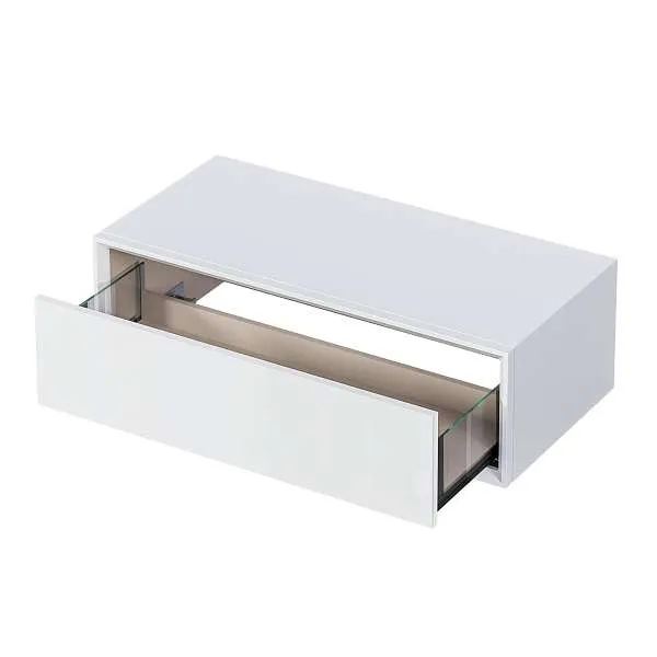 Тумба под раковину МИЛАККО/Milacco 100П (994х300х476) 1я белый (верх)