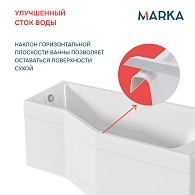 Ванны Ванна "Convey" 170*75 R Комплект Стандарт 2+