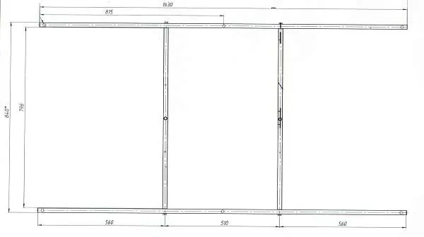 Рама разборная АЭЛИТА/AELITA 1700х900
