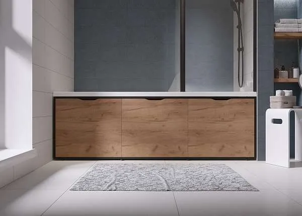 Экран для ванны ГРАНЖ ЛОФТ/GRUNGE LOFT 1600 Дуб Крафт золотой