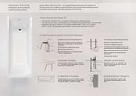 Ванна 1Marka DINAMIKA 180x80