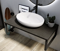 Столешница ГРАНЖ ЛОФТ/GRUNGE LOFT 70 бетон темно-серый