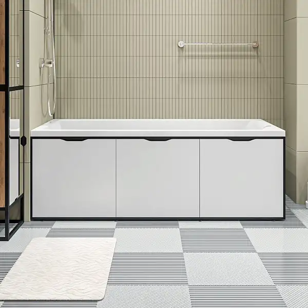 Экран для ванны ГРАНЖ ЛОФТ/GRUNGE LOFT 1700 белый