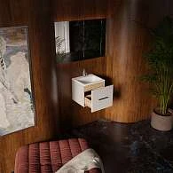 Тумба с раковиной МИНИМИ 40П (400x370x350) 1я светло-серый