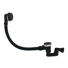 Слив-перелив MARKA ONE Luxe 600 ФКб ЧЕРНЫЙ МАТОВЫЙ