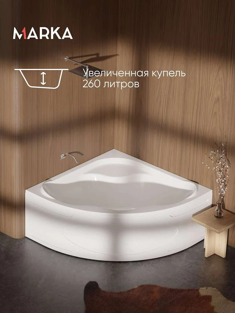 Ванна ЛЮКС/LUXE 1550х1550 ПР