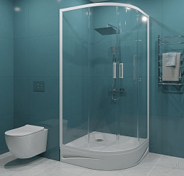 Поддон БЕЛЛА НЬЮ/BELLA NEW 1000х1000 сектор комплект Премиум