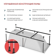 Ванны Ванна "MODERN MG" 190*80 Комплект Премиум