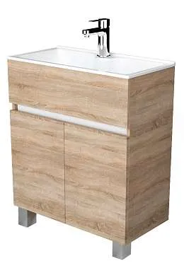 Тумба с раковиной МИРА/Mira 60Н 2д. дуб сонома