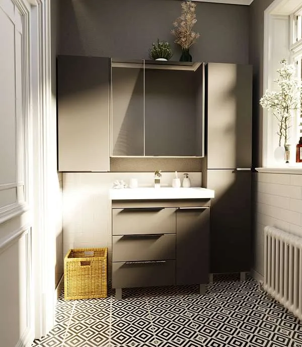 Пенал Gaula 40П 1д.Black