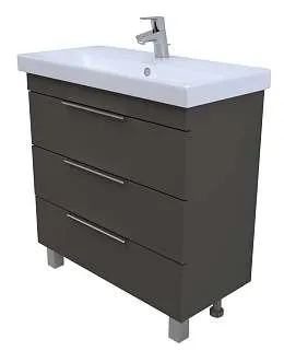 Тумба под раковину ГАУЛА/Gaula 60Н 3я черный