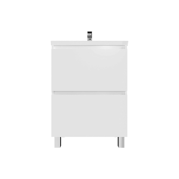 Тумба АРИС 1/Aris 60Н 2я. белый глянец