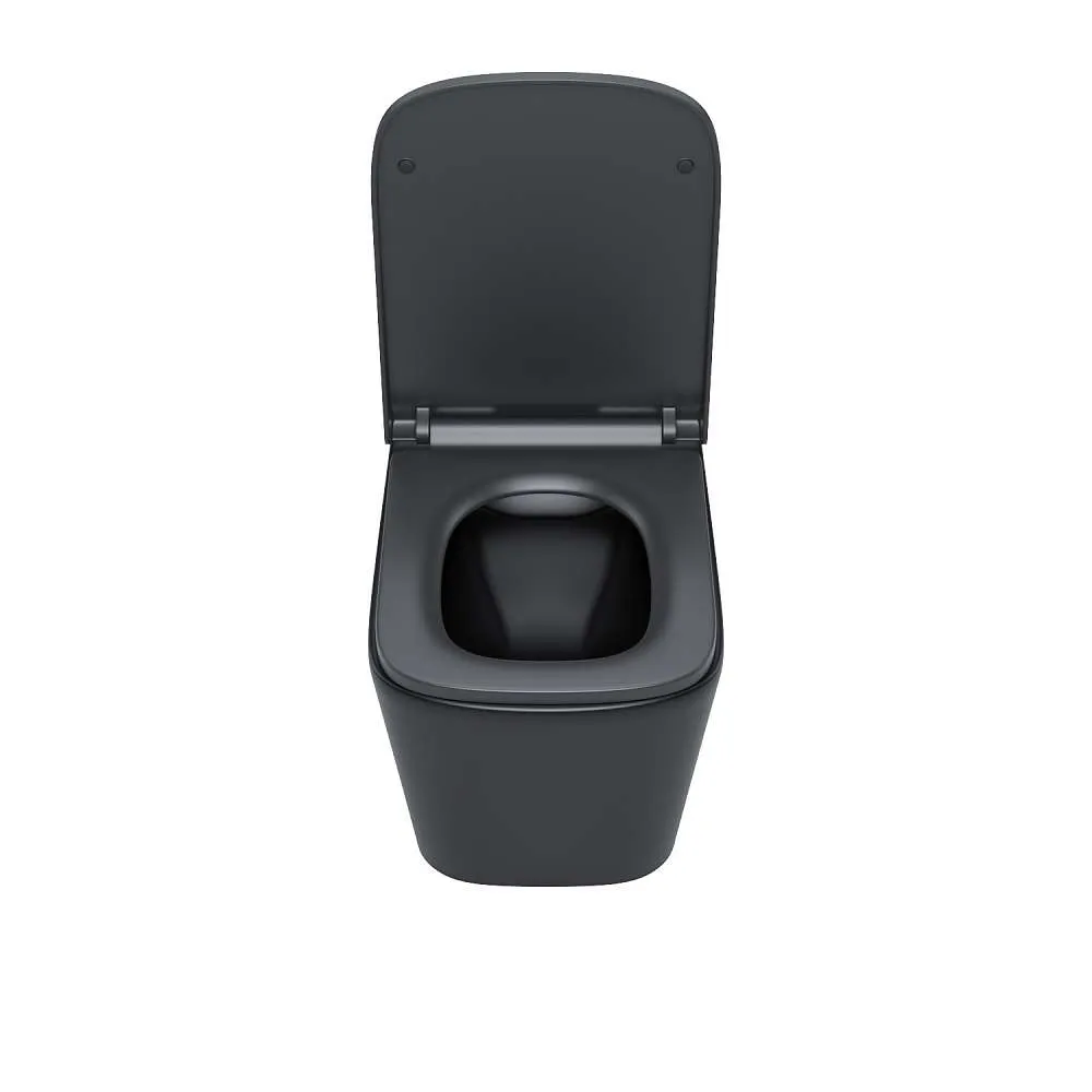 Унитаз подвесной IDDIS Bild безободковый черный матовый BILR2BMi25