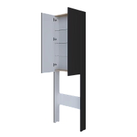 Шкаф ГАУЛА/Gaula 60Н 2д.черный