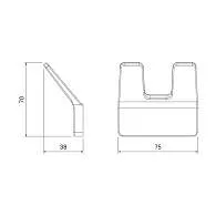 Крючок двойной Slide SLISC20i41
