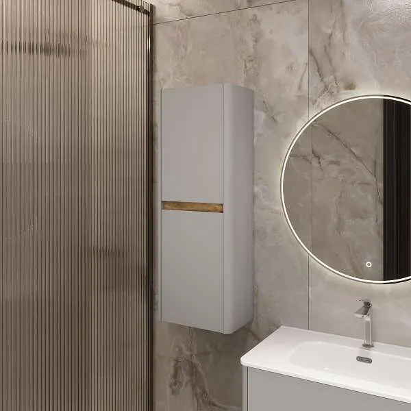 Пенал Mona 40П (400х1100х250) 2д белый