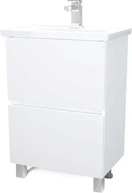 Тумба АРИС 1/Aris 60Н 2я. белый глянец