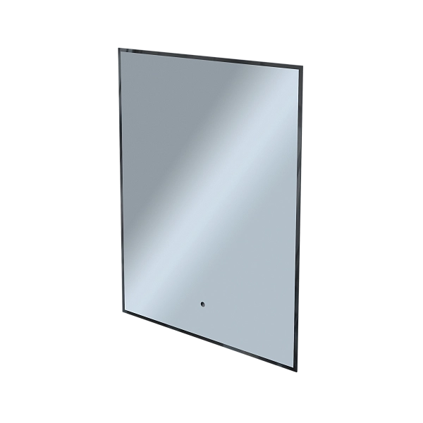 Зеркало Shape Strict (700х900х30) прямоугольник черный К01 LED датчик