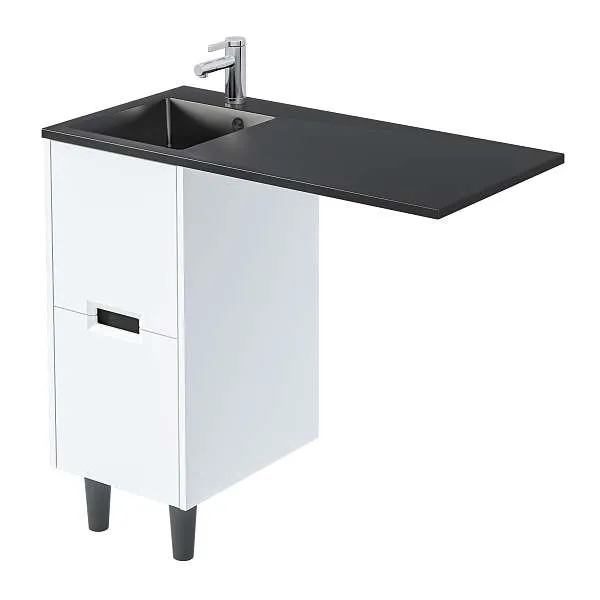 Тумба Maid 38Н(100) (380х890х475) 2я белый