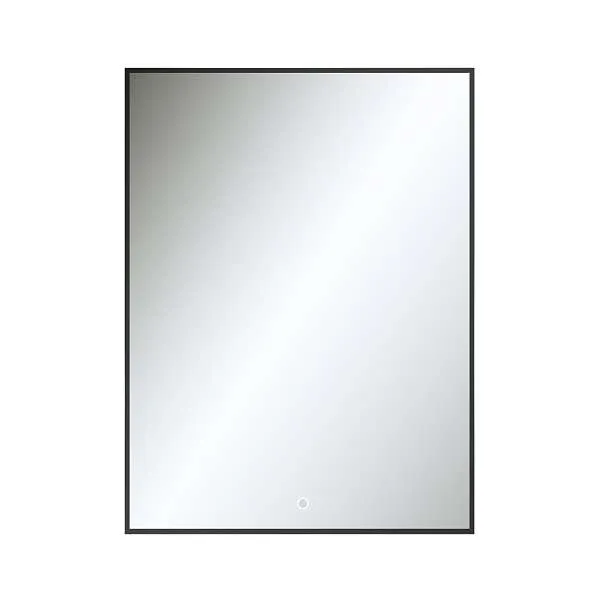 Зеркало PINO (600х800х29) прямоугольник черный УФ01 подсветка/сенсор