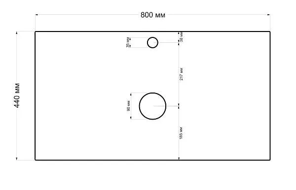 Тумба со столешницей ВЕЛЕС/Forest 80Н 2я белый