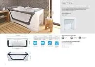 Ванна акриловая Aima DOLCE VITA 180x80