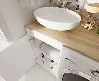 Столешница под стир.машину ВИСТА/Wash 110 L дуб сонома